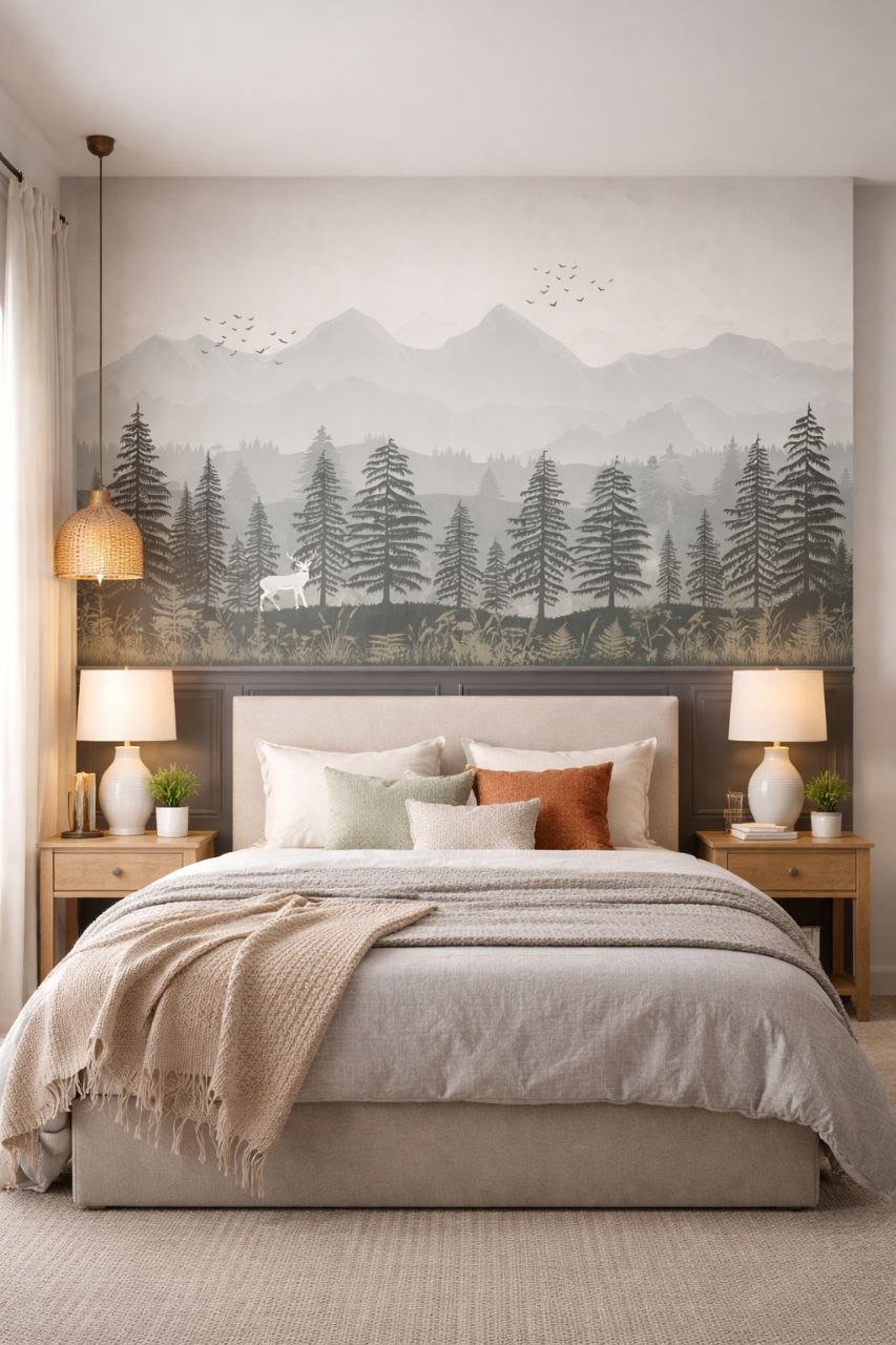 Bedroom neutral surface