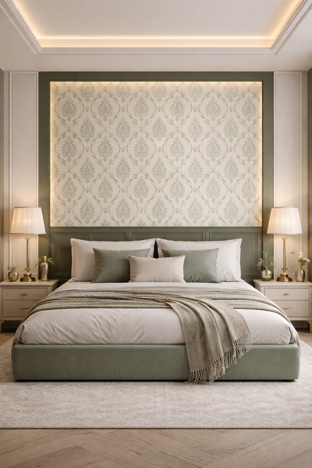 Bedroom tile detail