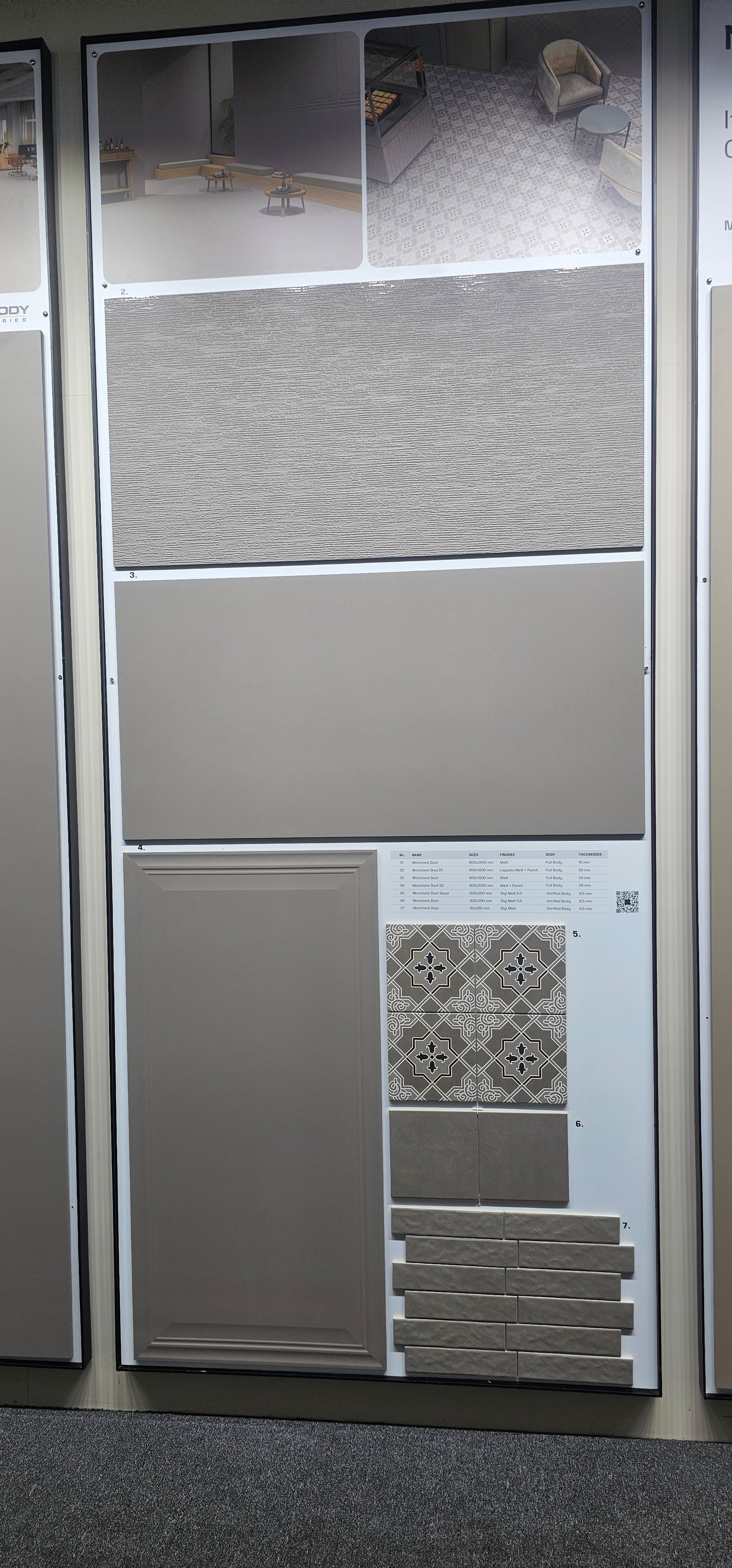 Monotone Dust tile design